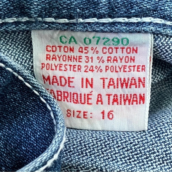 Vintage Rue Royal Blue  High Rise Mom Jeans - Picture 3 of 6